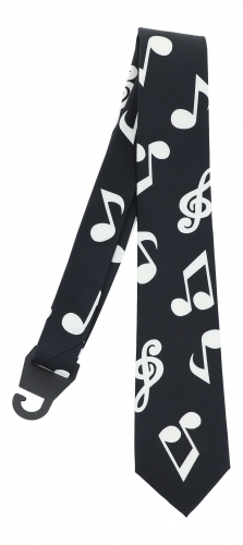 Krawatte mit Noten und Violinschlssel