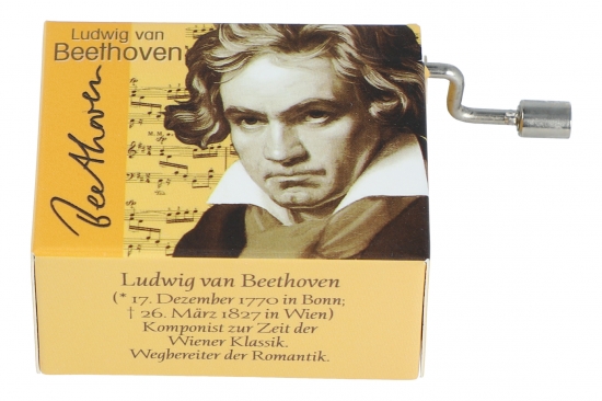Spieluhren mit Komponisten-Motiv und passenden Melodien - Komponisten/Melodie: Beethoven, Fr Elise