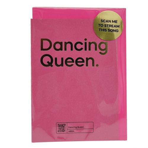 Doppelkarte Dancing Queen (Scanne mich, um den Song zu hren)