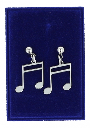 Ohrhnger-Paar aus Edelstahl mit diversen Instrumenten oder Notenschlsseln