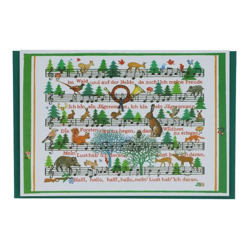 Doppelkarte, Im Wald und auf der Heide