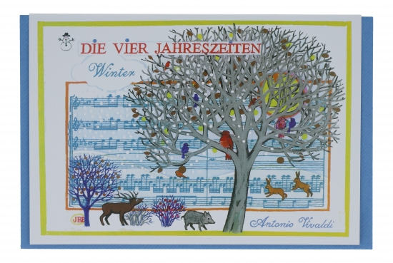 Doppelkarten, Die vier Jahreszeiten von Antonio Vivaldi - Karte: Winter