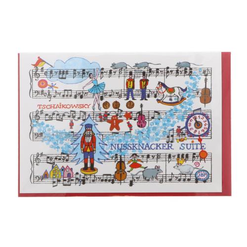 Doppelkarte, Nussknacker Suite, Tschaikowsky