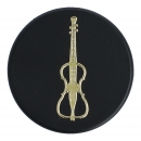 Magnete mit Instrumenten und Musik-Motiven, schwarz/gold - Instrumente / Design: Violine Magnete mit Instrumenten und Musik-Motiven, schwarz/gold - Instrumente / Design: Violine