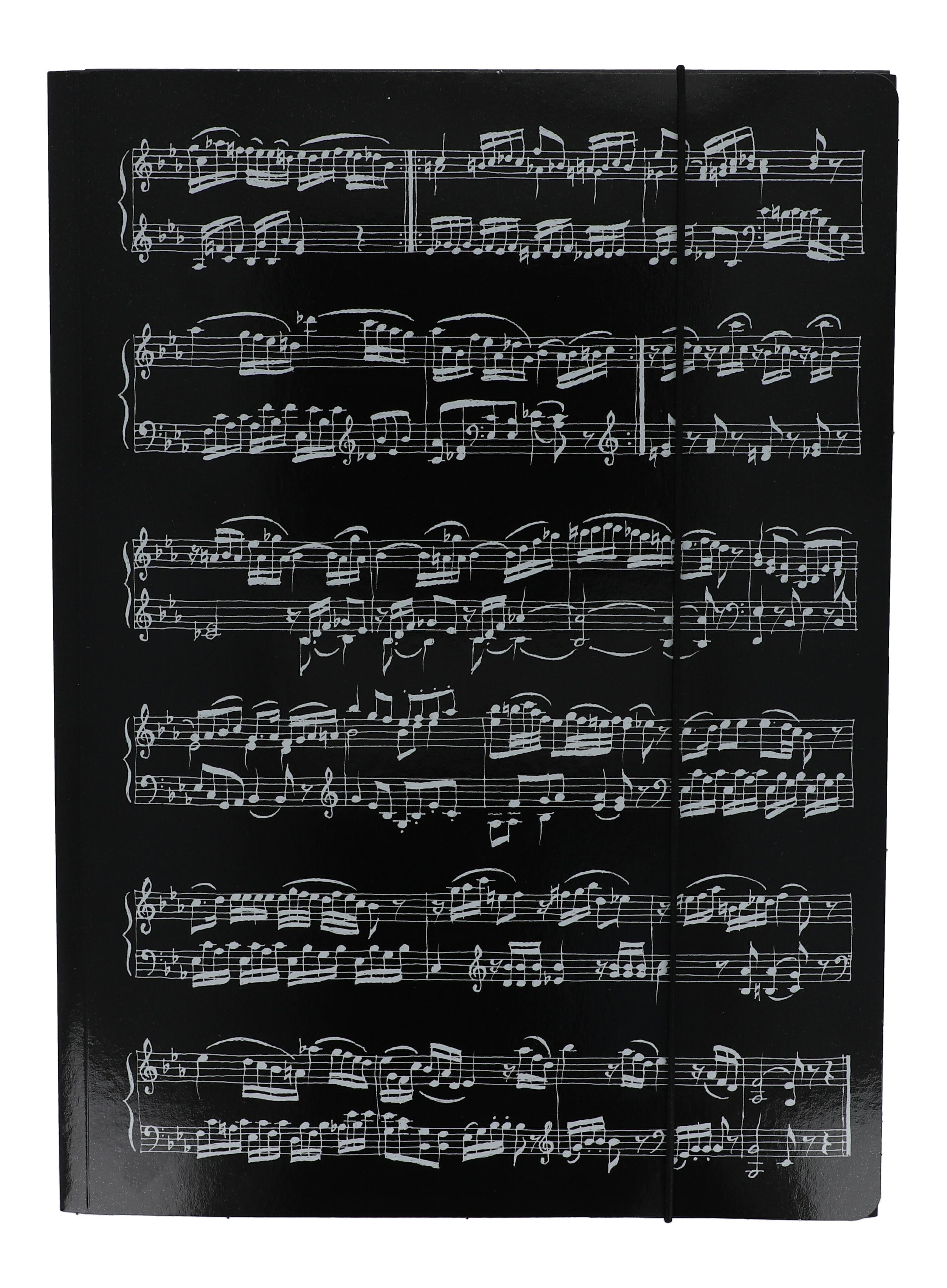 Sammelmappe Noten schwarz Sammelmappe Noten schwarz