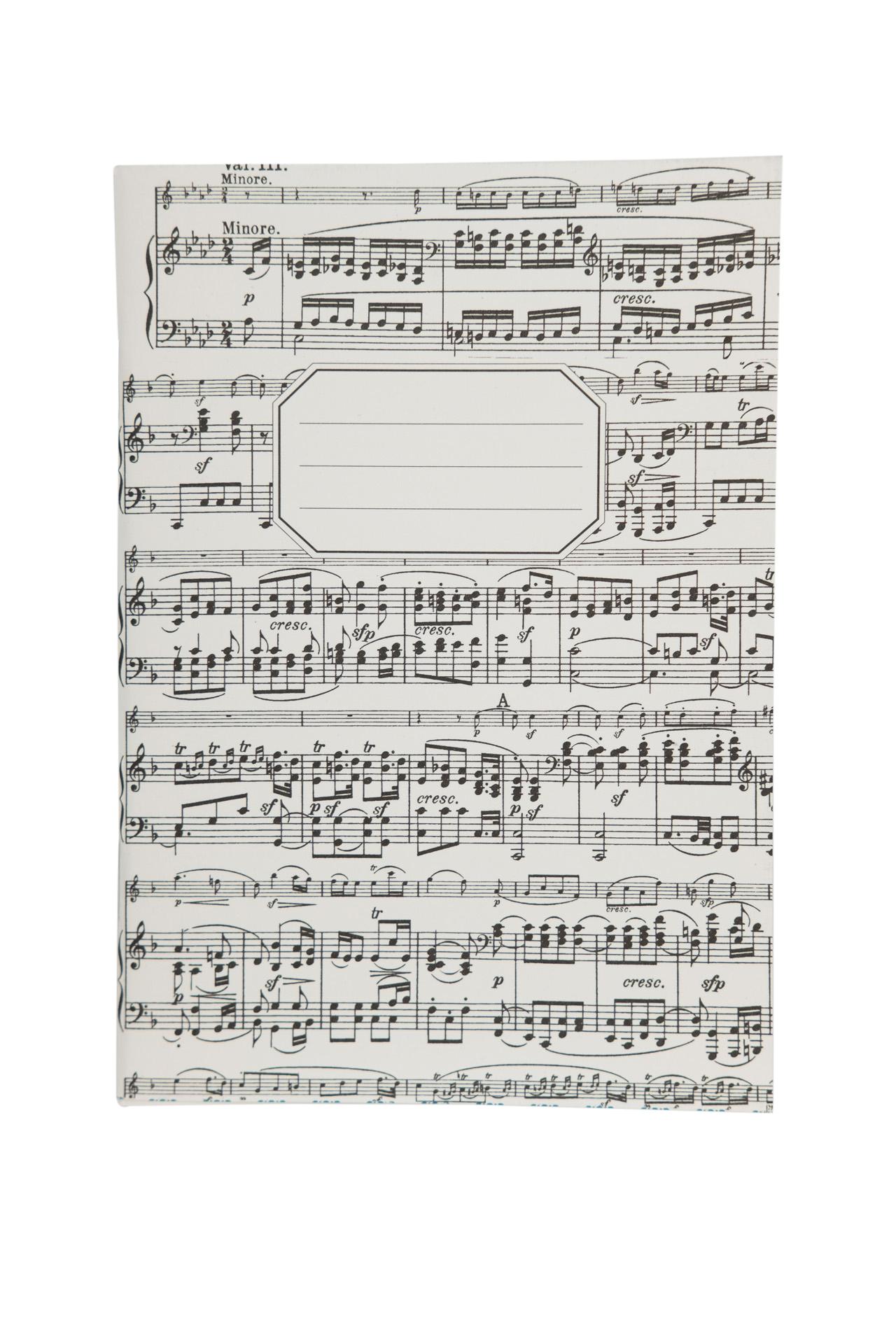 Dekor-Notizheft Beethoven in DIN A6 Dekor-Notizheft Beethoven in DIN A6