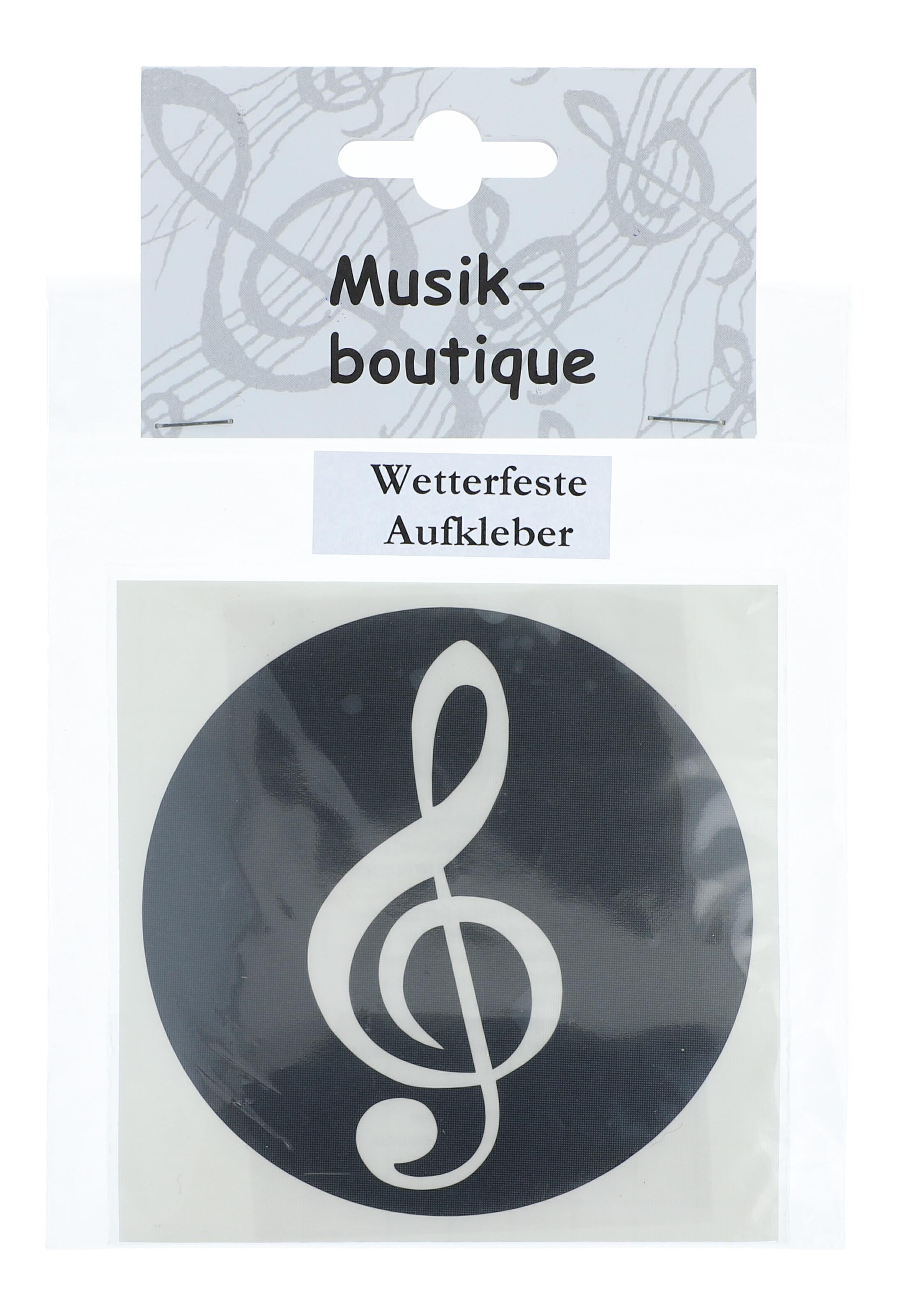 Wetterfeste Aufkleber Violinschlüssel Wetterfeste Aufkleber Violinschlüssel