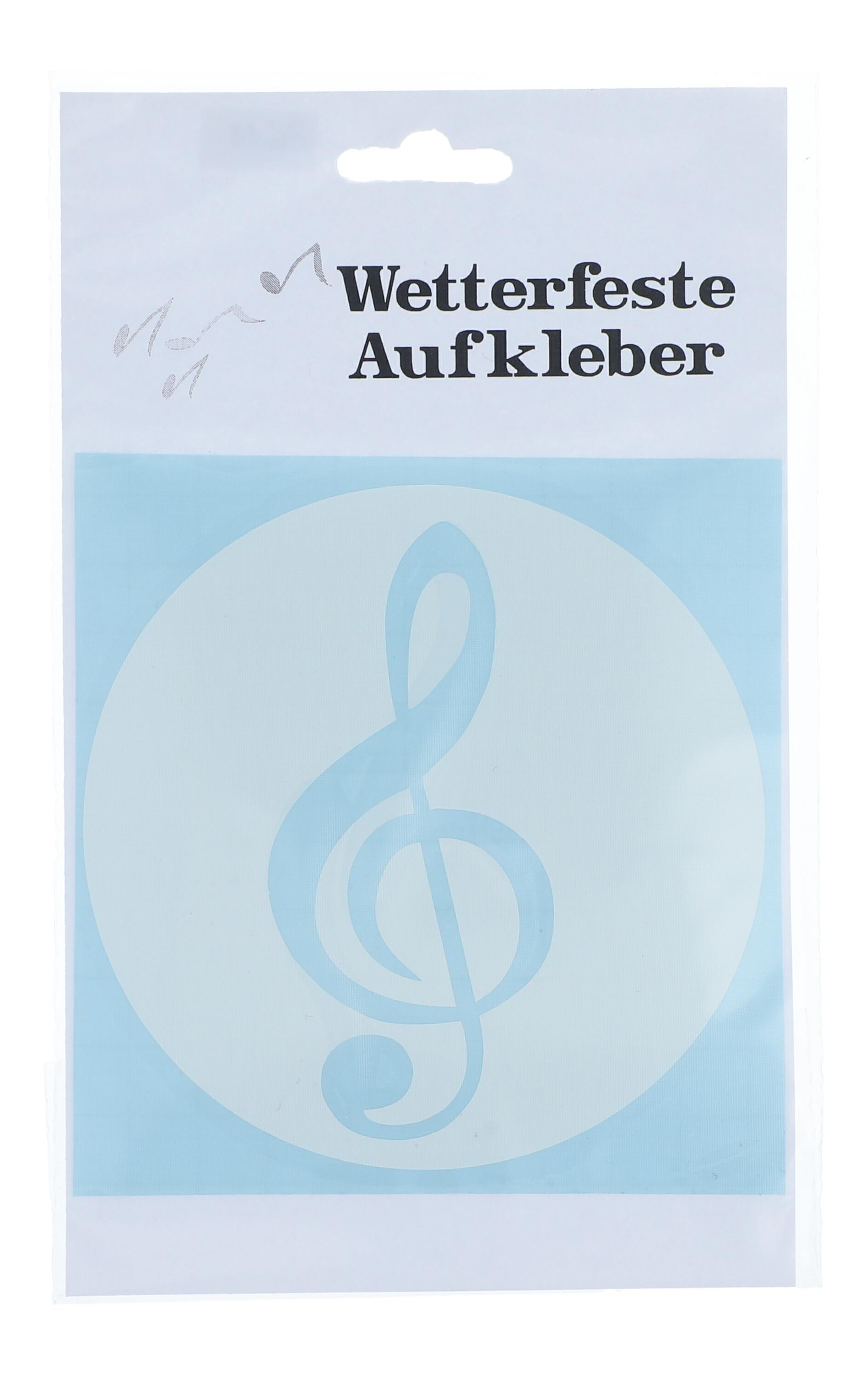 Wetterfester Aufkleber Violinschlüssel Wetterfester Aufkleber Violinschlüssel