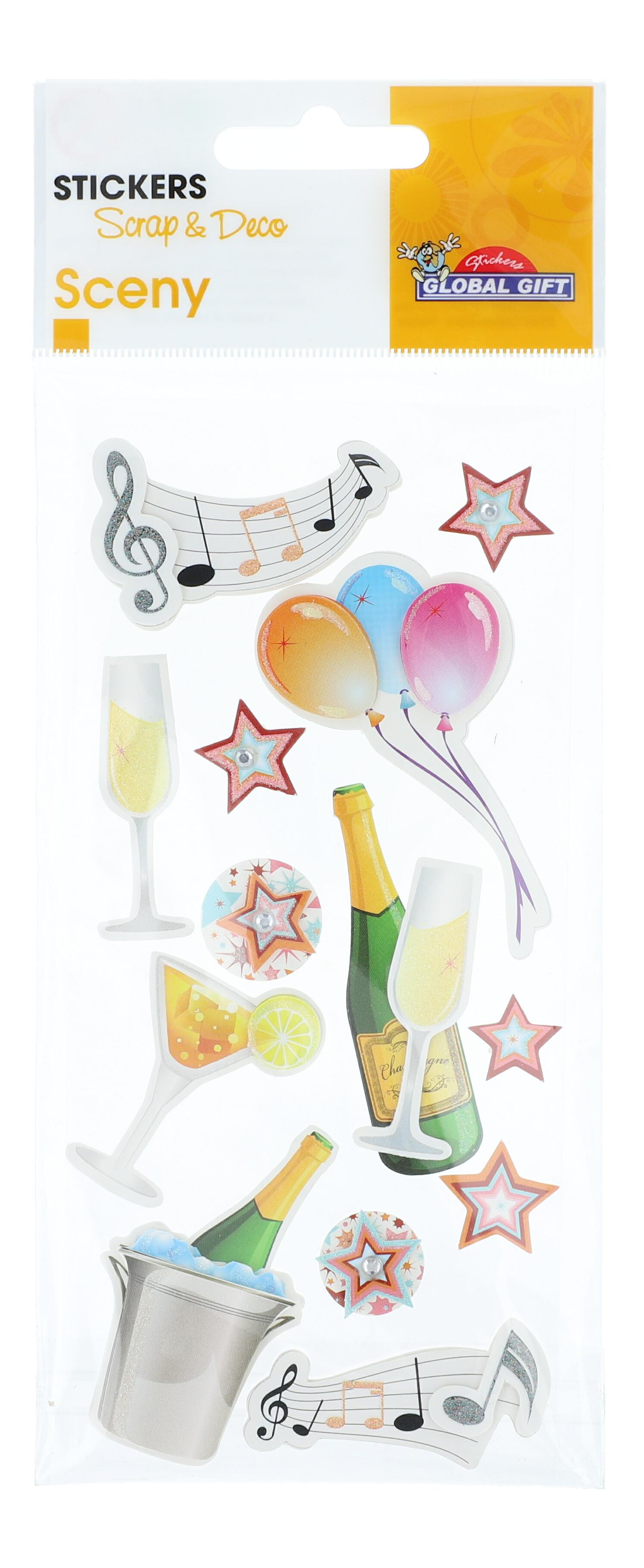Stickers Sceny, Motive zum Feiern Stickers Sceny, Motive zum Feiern