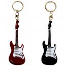 Fender-Schlüsselanhänger, E-Gitarre, rot oder schwarz