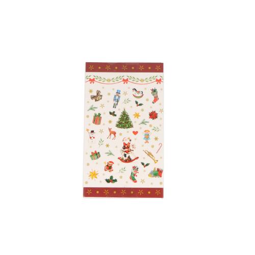 Streichhlzer Ornaments all over red