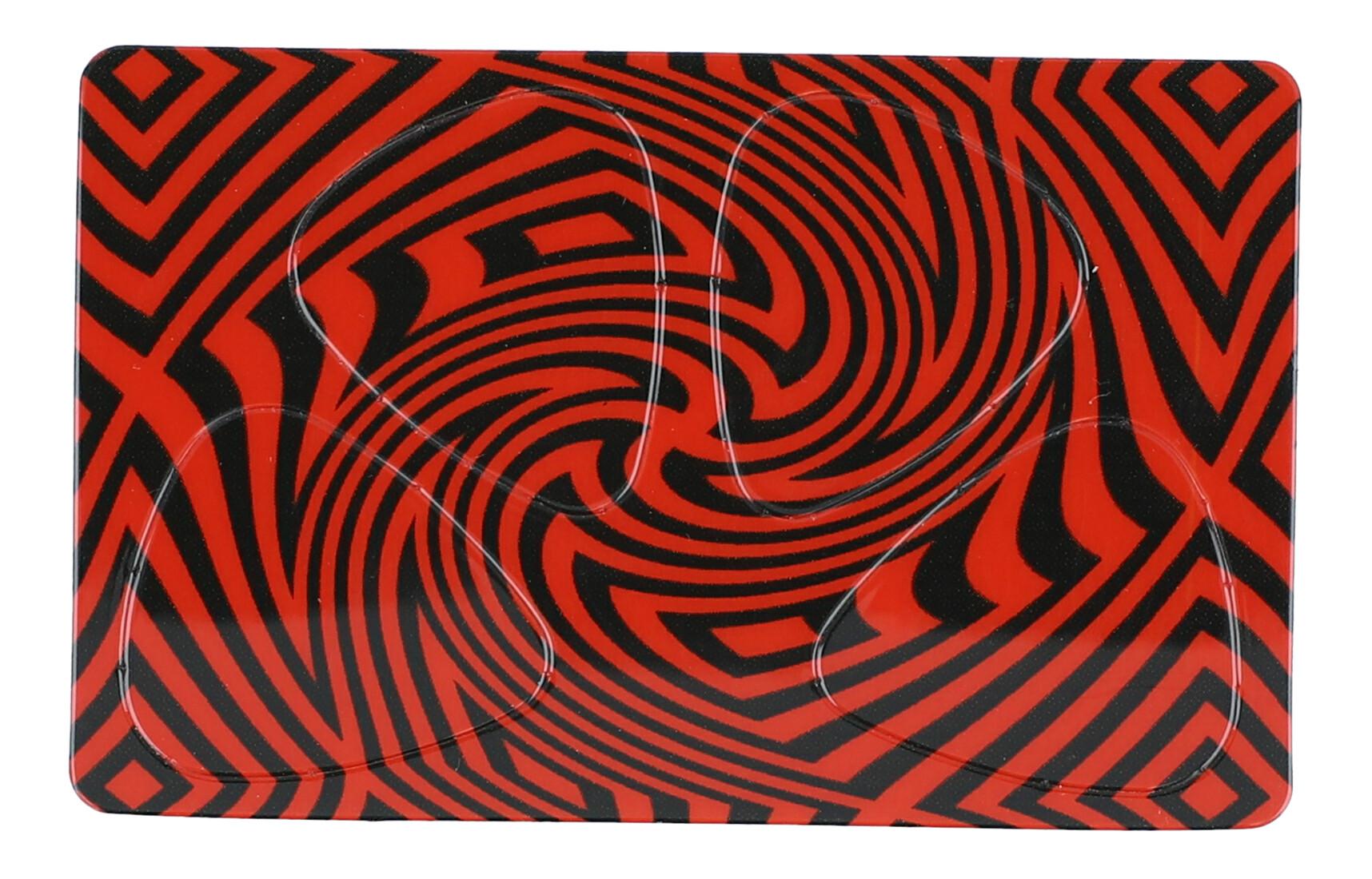 Pikcard Red Swirl Pikcard Red Swirl