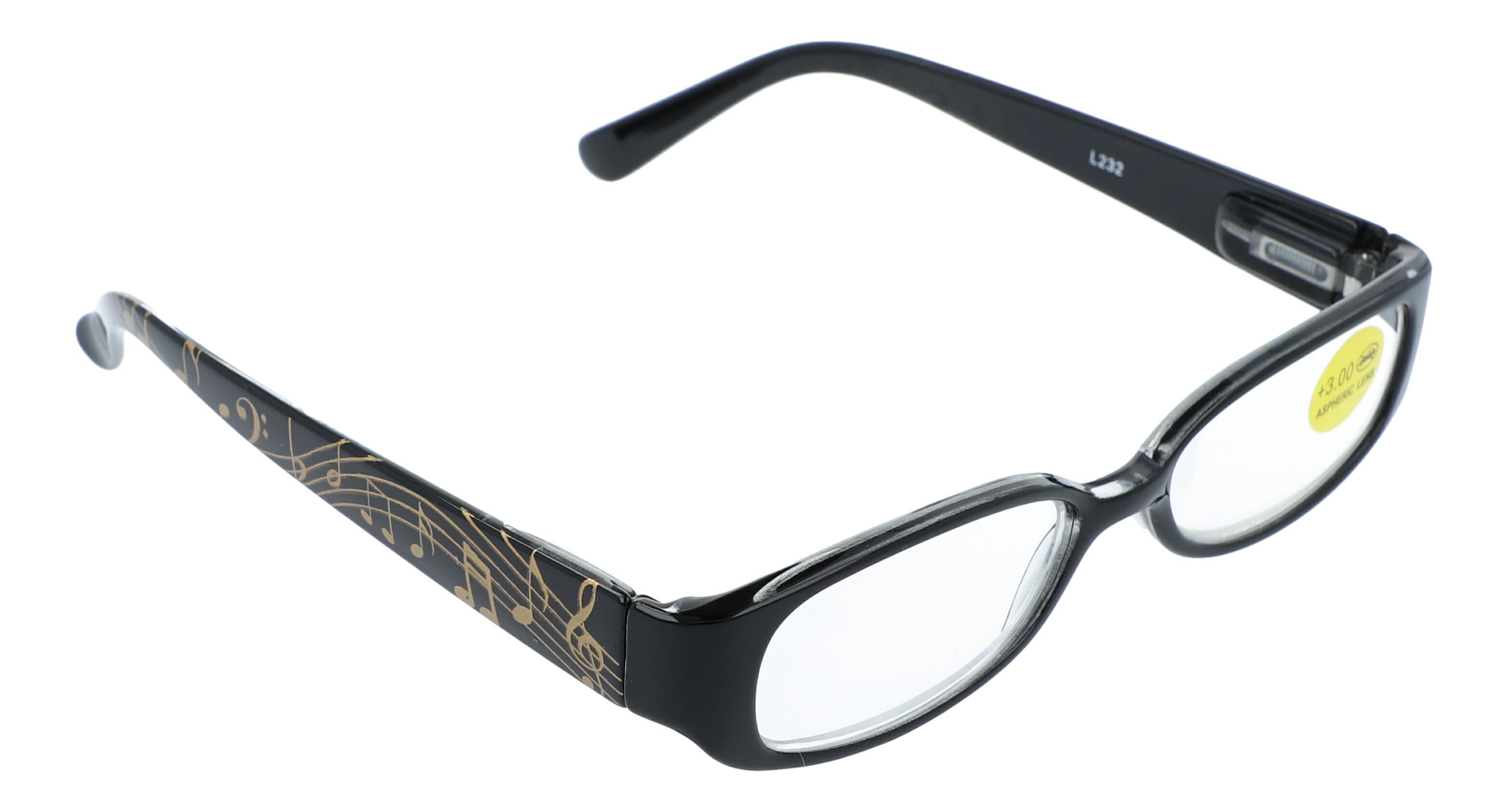 Lesebrille im Notendesign Lesebrille im Notendesign