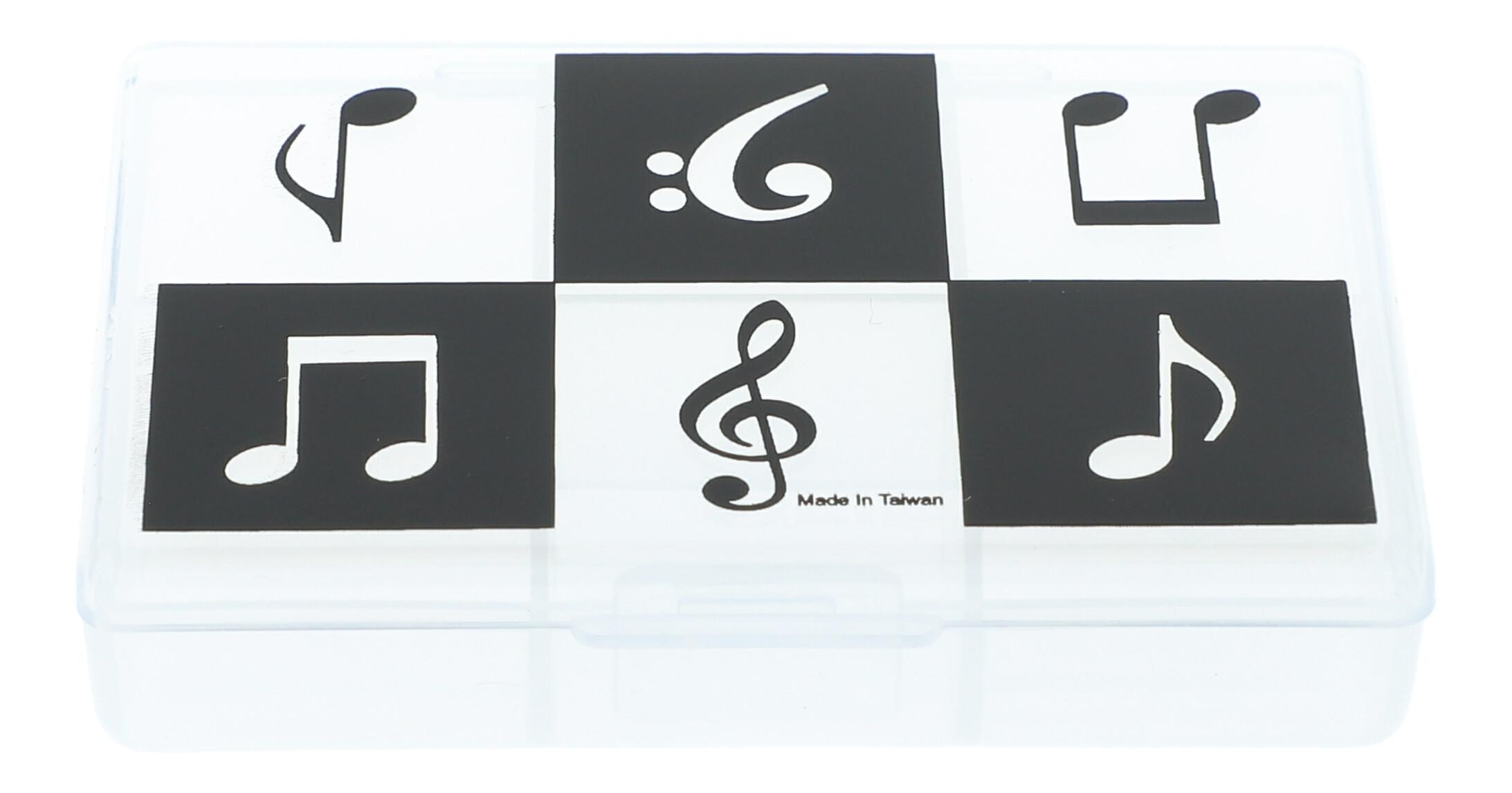 Tablettenbox Musik 6 Fächer Tablettenbox Musik 6 Fächer