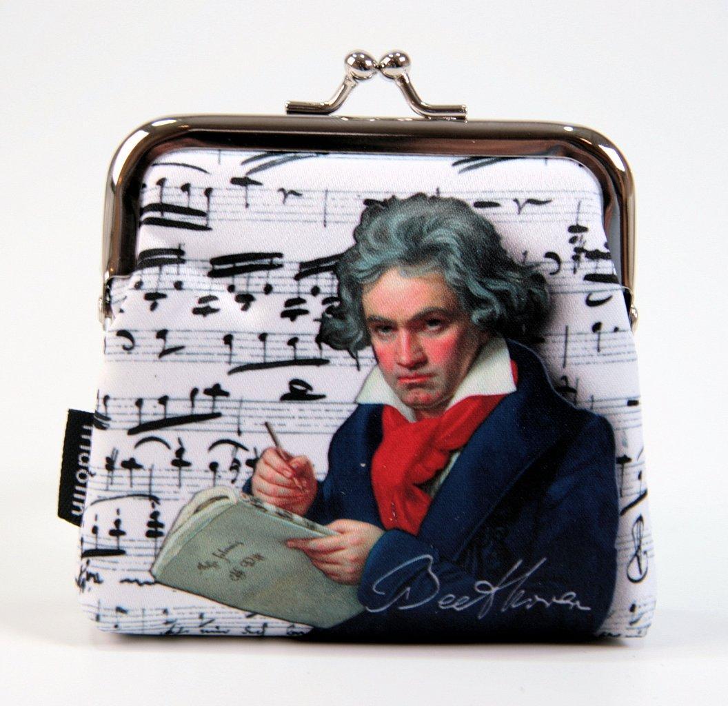 Klick-Geldbörsen mit Komponisten Mozart oder Beethoven