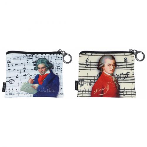 Mini-Geldbeutel Komponisten mit Beethoven oder Mozart