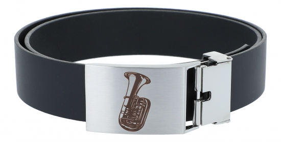 Ledergrtel mit Tuba-Schliee