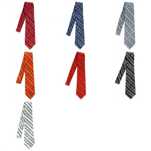 Notenlinien-Krawatte, verschiedene Farben
