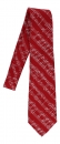 Notenlinien-Krawatte, verschiedene Farben - Farbe: bordeaux/weiß