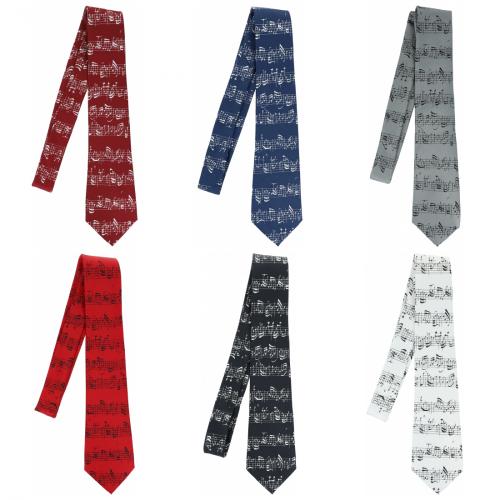 Krawatte Bachnoten, verschiedene Farben