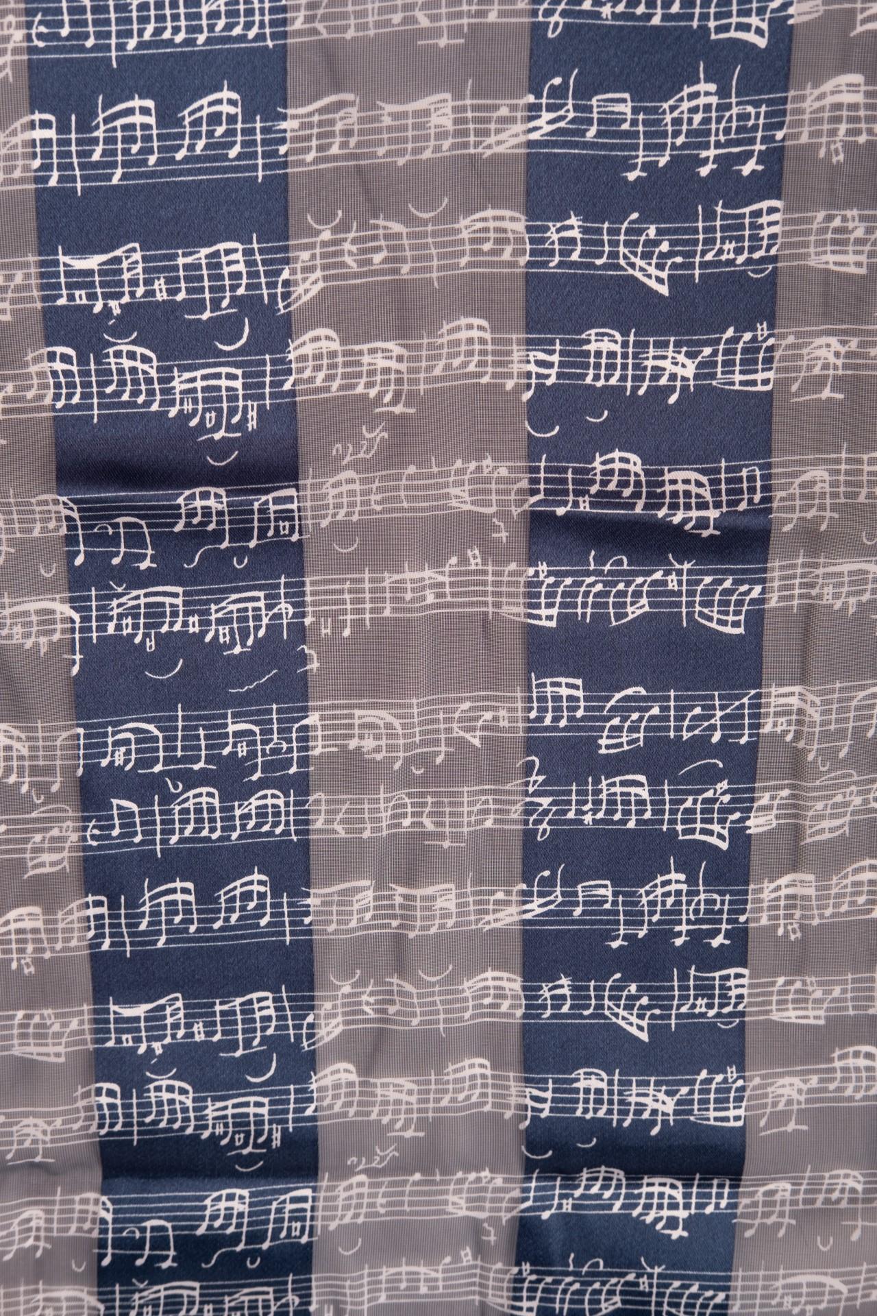 Schal Notenlinen, Scarf mit Satinstreifen, verschiedene Farben Schal Notenlinen, Scarf mit Satinstreifen, verschiedene Farben