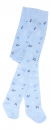Babystrumpfhose in hellblau mit Noten Babystrumpfhose in hellblau mit Noten