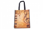 Henkeltasche mit Design Noten oder Tastatur, zwei Varianten - Instrumente / Design: Tastatur Henkeltasche mit Design Noten oder Tastatur, zwei Varianten - Instrumente / Design: Tastatur