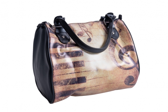 B-Ware Handtasche mit Design Noten oder Tastatur - Instrumente / Design: Tastatur