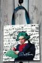 Einkaufstasche mit Komponisten Mozart oder Beethoven