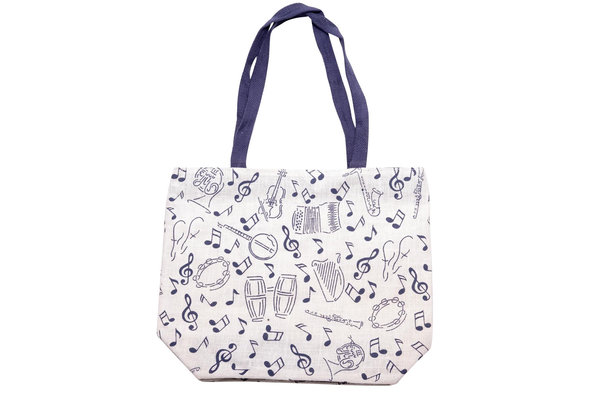 Jute-Henkeltasche, Instrumente Jute-Henkeltasche, Instrumente