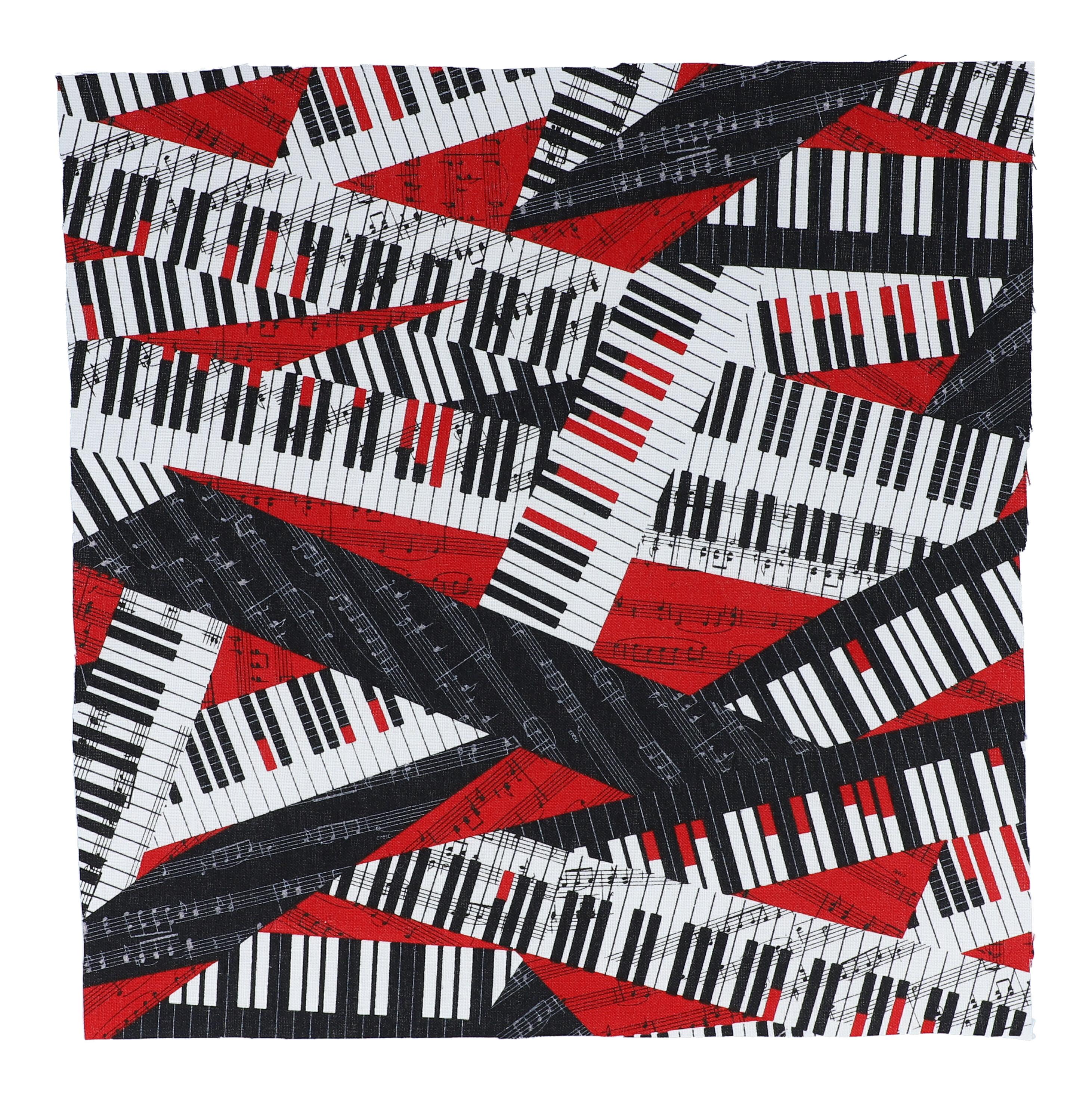 Meterware 115 cm Baumwolle Keyboard / Tastatur Meterware 115 cm Baumwolle Keyboard / Tastatur