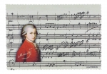 Mikrofaser-Brillenputztuch Wolfgang Amadeus Mozart