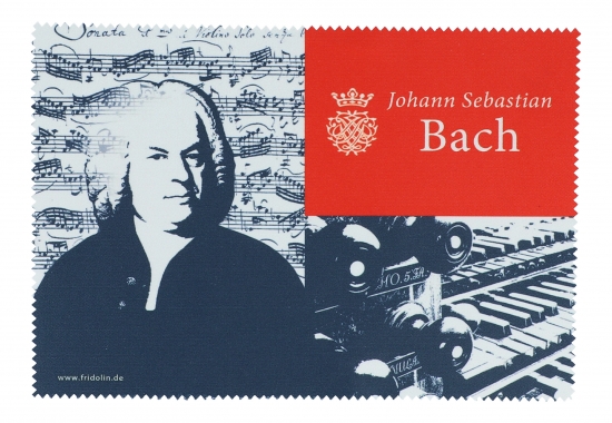 Mikrofaser-Brillenputztuch Johann Sebastian Bach