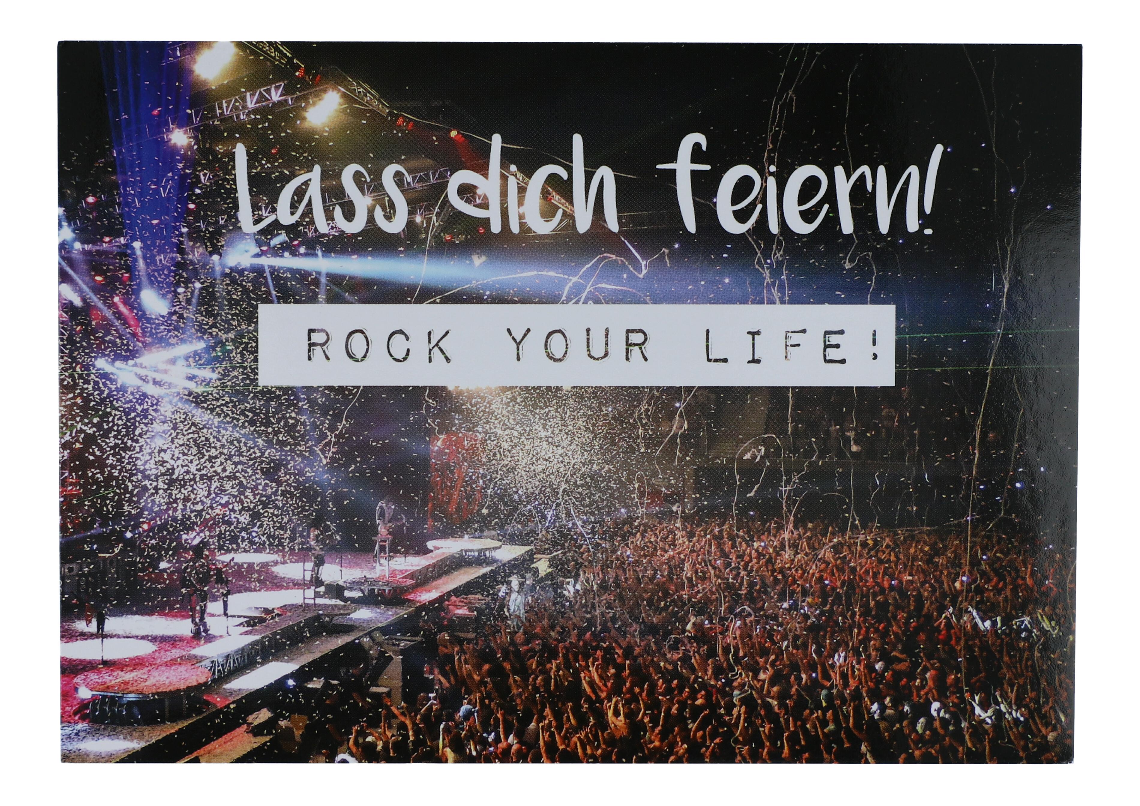 Postkarte, Rock your life Postkarte, Rock your life