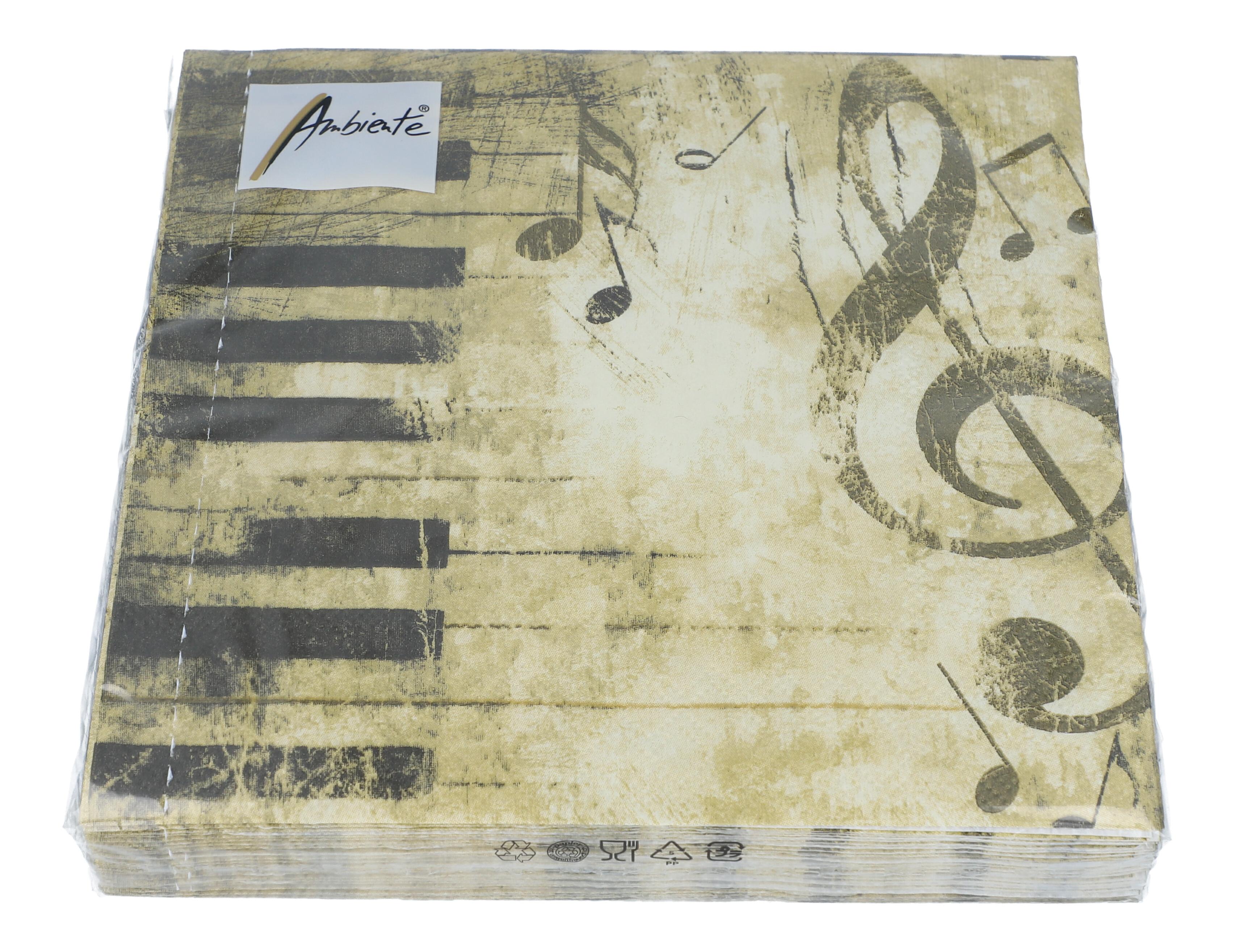 Servietten,Tastatur/Violinschl. Servietten,Tastatur/Violinschl.