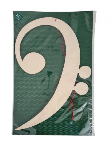 Holz-Deko-Anhnger Bassschlssel