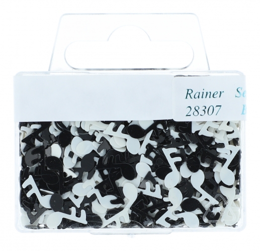 Noten-Streu-Potpourri, Folien-Streunoten, schwarz/wei