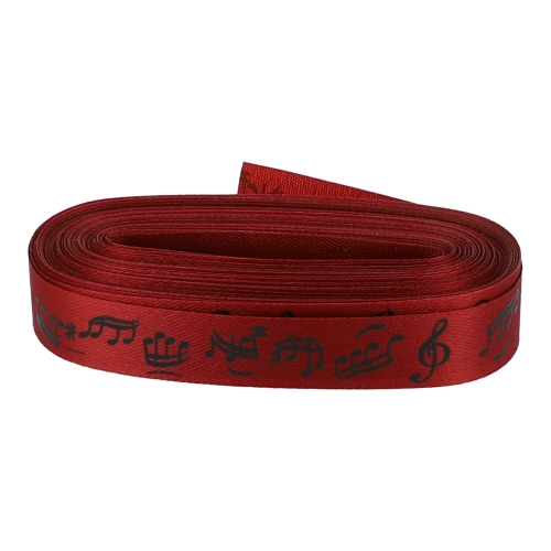 Geschenkband Noten und Violinschl�ssel, Farben bordeaux, schwarz oder champagner - Farbe: bordeaux