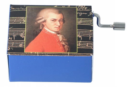 Spieluhr mit Melodie Wiegenlied, Motiv Mozart