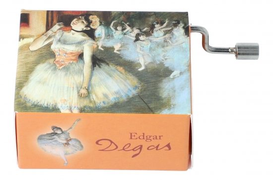 Spieluhr mit Melodie Blumenwalzer, Motiv Edgar Degas Ballerinas