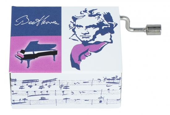 Spieluhren mit Komponisten-Motiv und passenden Melodien, New Edition - Komponist und Melodie: Beethoven, Song of joy