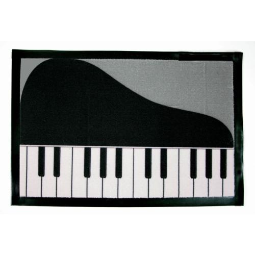 Fu�matte mit Noten- oder Piano-Motiv - Design: Piano