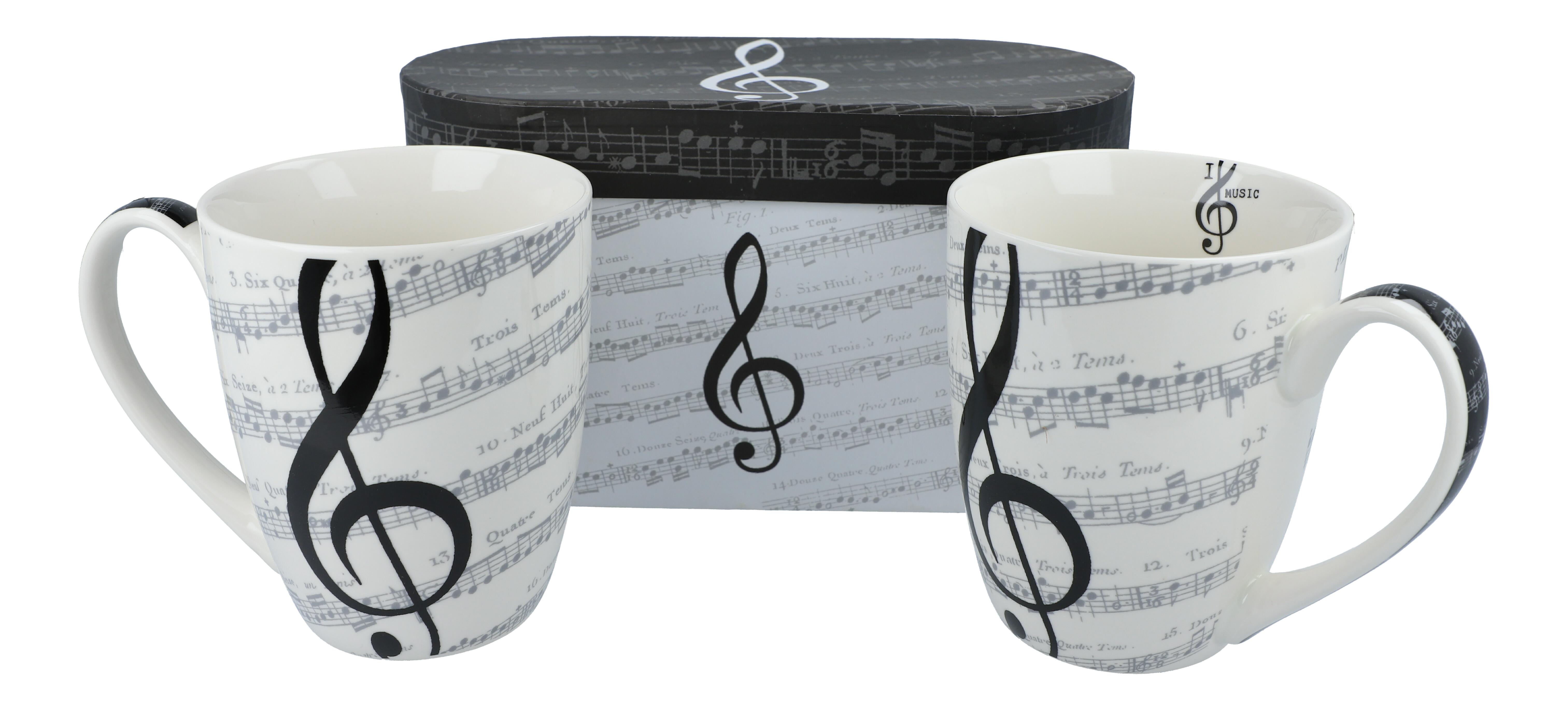 Mug Set I Love Music Gift Box Mug Set I Love Music Gift Box