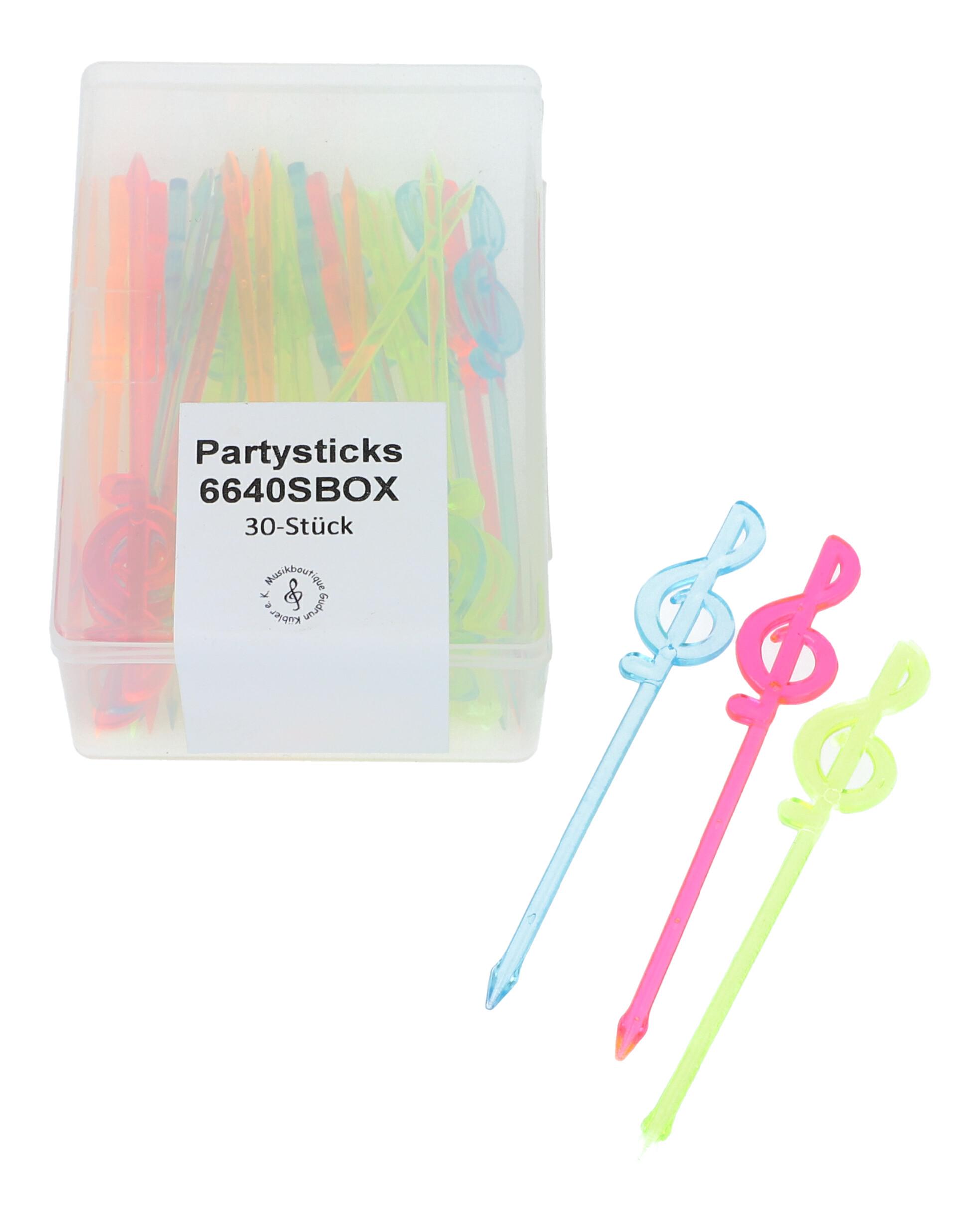 Partysticks in Blisterverpackung, bunt Partysticks in Blisterverpackung, bunt