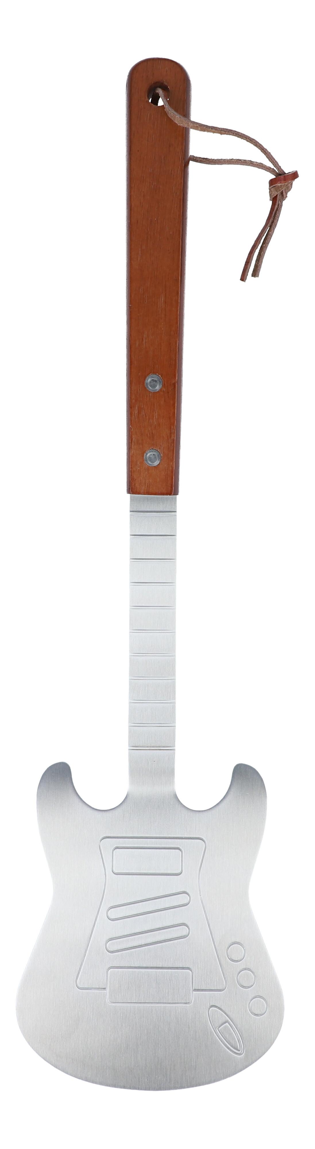 BBQ Gitarren-Grillwender mit Holzgriff BBQ Gitarren-Grillwender mit Holzgriff