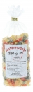 Noten-Nudeln bunt, ohne Konservierungsstoffe, 250 g Packung Noten-Nudeln bunt, ohne Konservierungsstoffe, 250 g Packung
