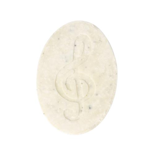 Salzseife Limette mit eingeprgtem Violinschlssel
