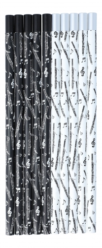 Bleistifte mit musikalischen Motiven und magnetischem Kopf - Design: Fagott
