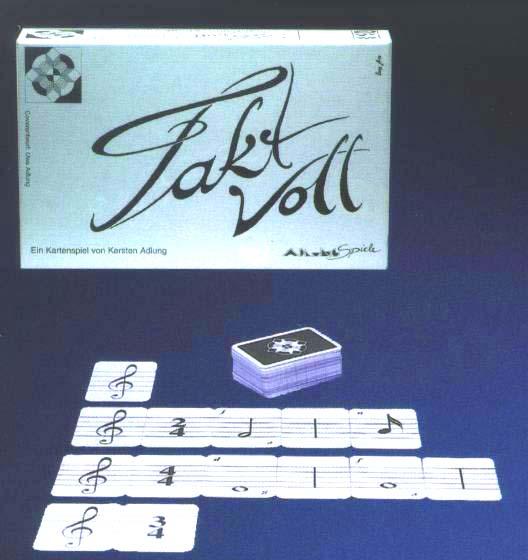 Taktvoll, Kartenlegespiel 91 Karten, mit Spielanleitung und Notenblock Taktvoll, Kartenlegespiel 91 Karten, mit Spielanleitung und Notenblock