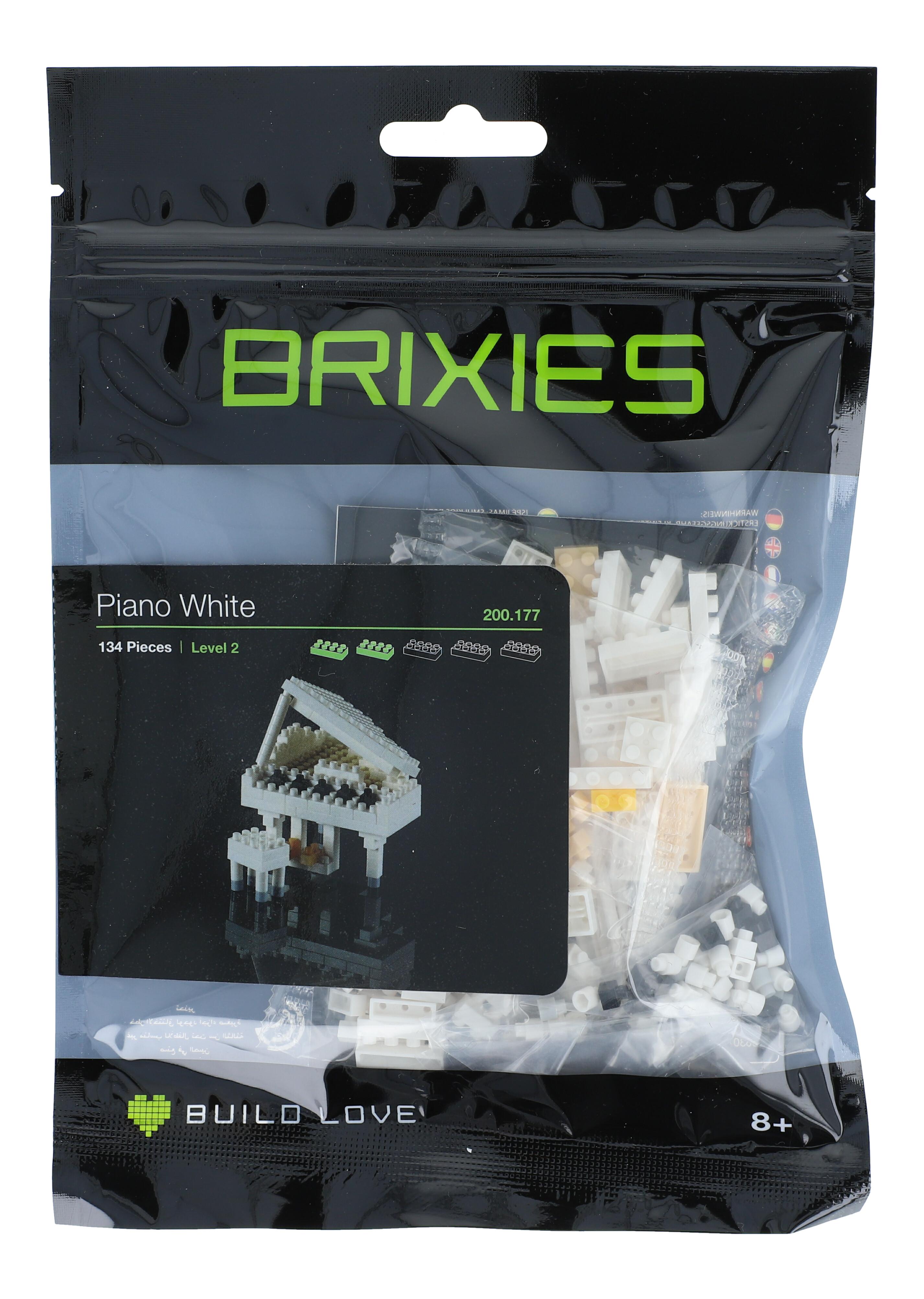 Brixies Mini-Collectionen / Microsized building blocks, Grand Piano weiss Brixies Mini-Collectionen / Microsized building blocks, Grand Piano weiss
